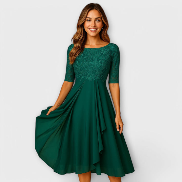 Élodie™ | Elegancka sukienka dla gości weselnych