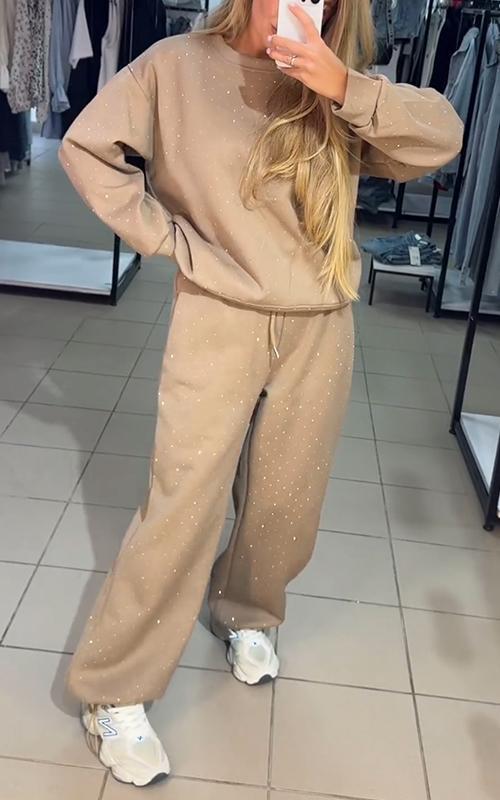 Adela - Zestaw DiaMęskietowy sweter i spodnie