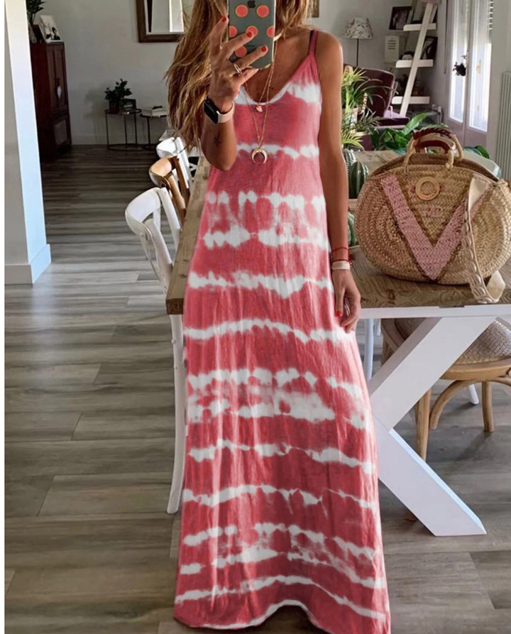 Celestyna – Ujjatlan, tie-dye wzór sukienka