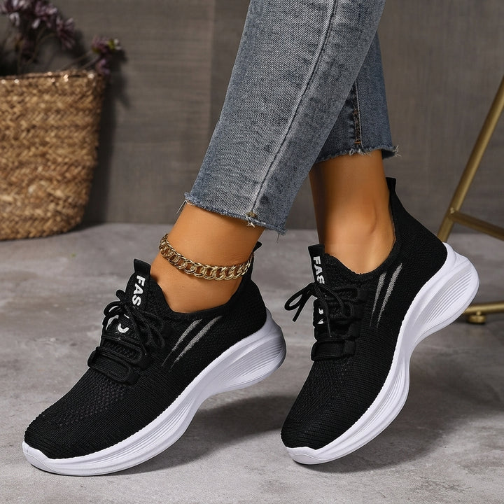 Damskie Sportowe Buty Lekkie z Siateczkową Cholewką