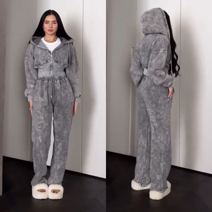 Zara - Elegancki zestaw Speed Top i spodni