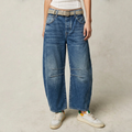 Jean Bohemian Relaxed Barrel-Leg Fit