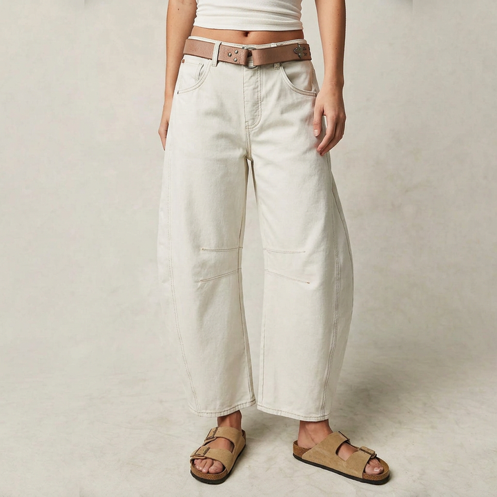 Jean Bohemian Relaxed Barrel-Leg Fit