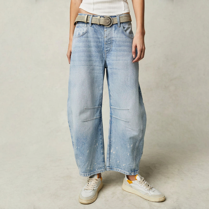 Jean Bohemian Relaxed Barrel-Leg Fit