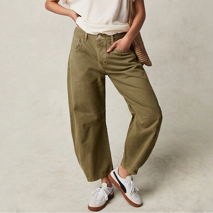 Jean Bohemian Relaxed Barrel-Leg Fit