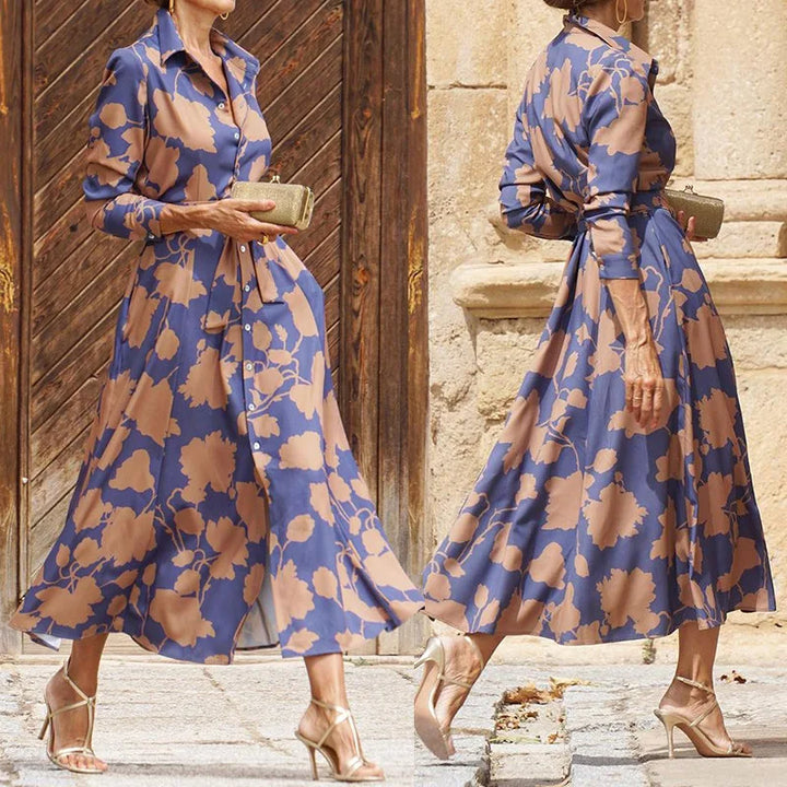 Natasza – Elegancka Sukienka z Pasem