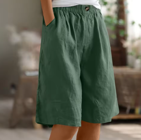 Krótki Oversize Boho Damskie Spodnie