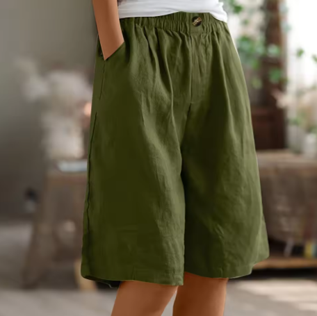 Krótki Oversize Boho Damskie Spodnie