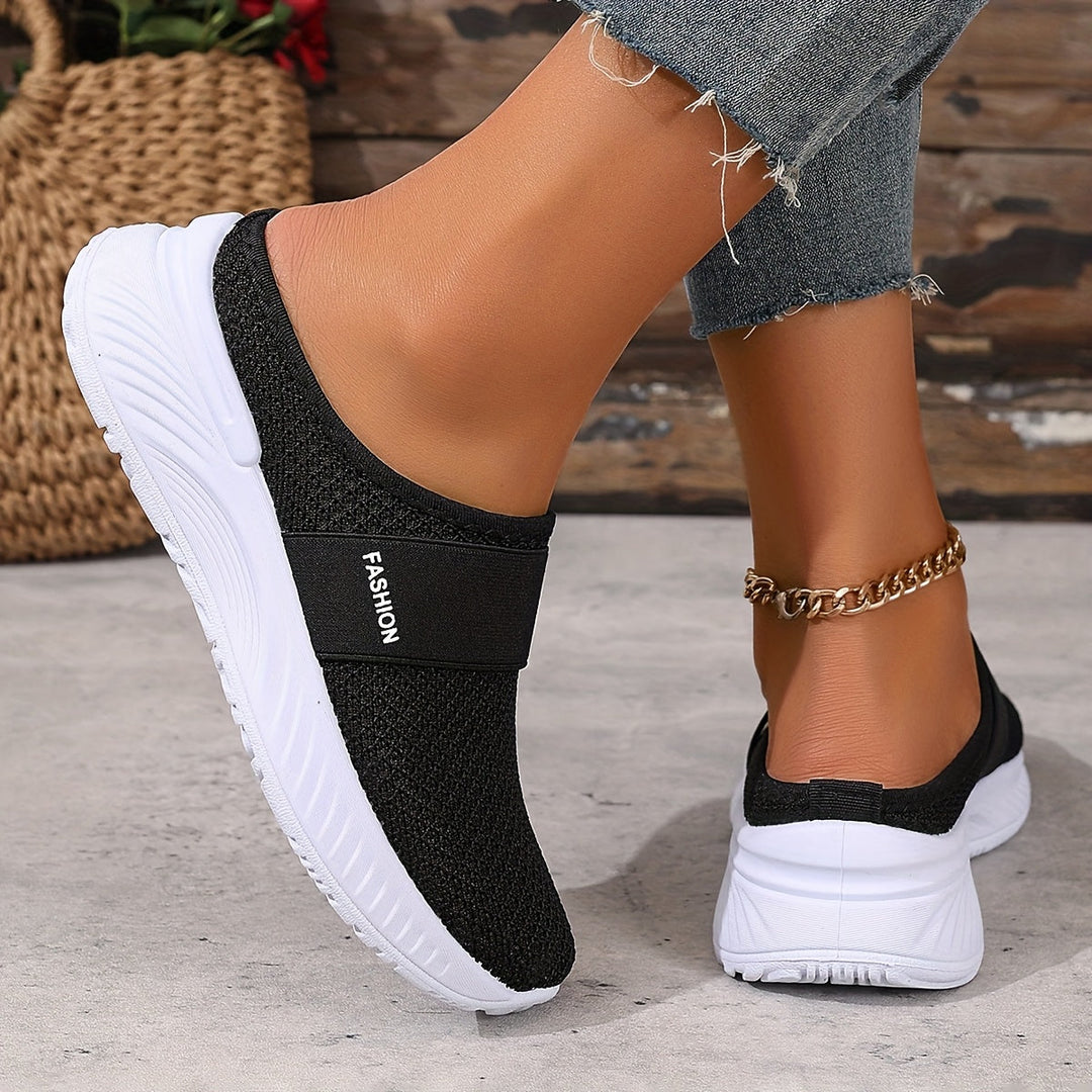 Leona | Buty Sportowe z Siatkową Cholewką i Elastyczną Podeszwą