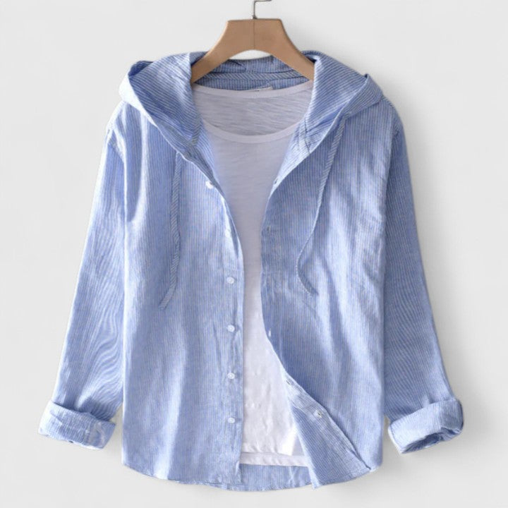 Damska kapturowa bluzka luźny krój z lekkością na codzienność