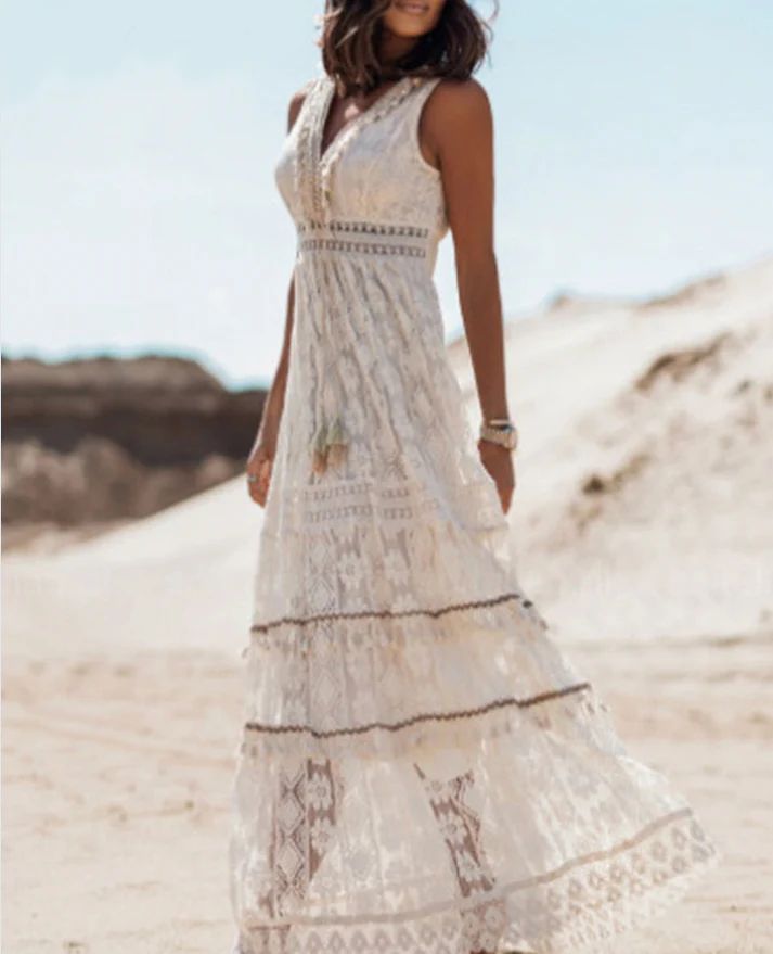 Nina | Luksusowa Sukienka Boho (Prawie Gotowa)