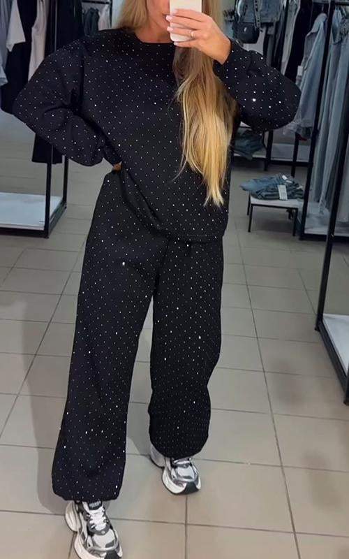 Adela - Zestaw DiaMęskietowy sweter i spodnie