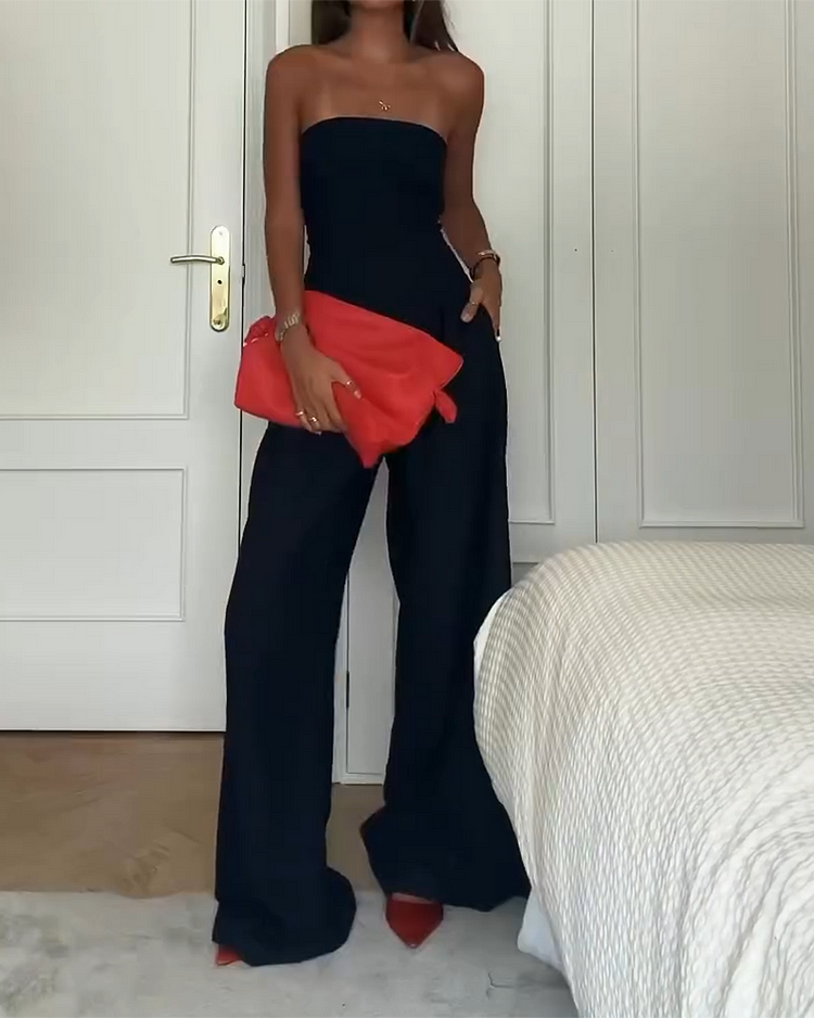 Braidy™ | Elegancki, bezramionowy kombinezon