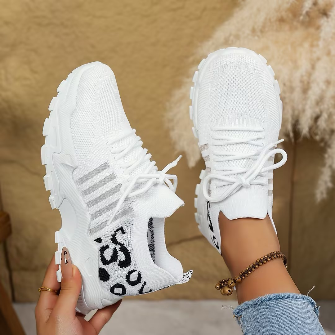 Damskie Ortopedyczne Sneakersy z Wyściełaną Wkładką na Komfort Cały Dzień
