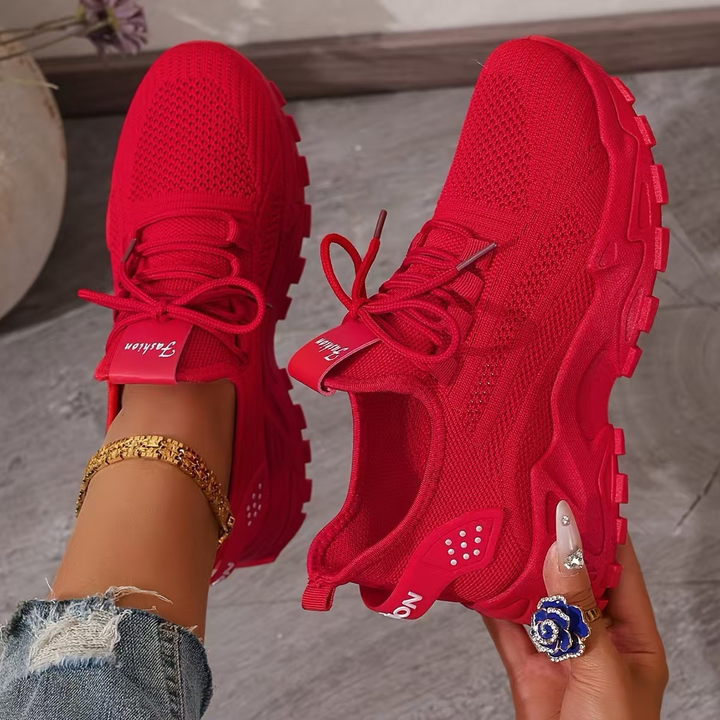 Damskie Ortopedyczne Sneakersy z Wyściełaną Wkładką na Komfort Cały Dzień