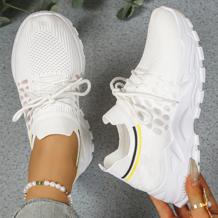 Damskie Ortopedyczne Sneakersy z Wyściełaną Wkładką na Komfort Cały Dzień