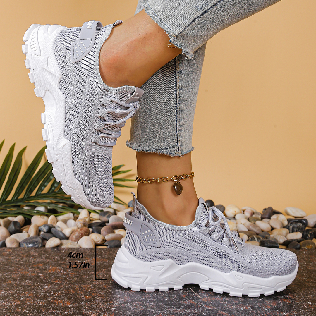 Damskie Ortopedyczne Sneakersy z Wyściełaną Wkładką na Komfort Cały Dzień