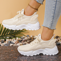 Damskie Ortopedyczne Sneakersy z Wyściełaną Wkładką na Komfort Cały Dzień