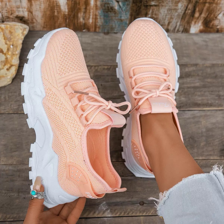 Damskie Ortopedyczne Sneakersy z Wyściełaną Wkładką na Komfort Cały Dzień