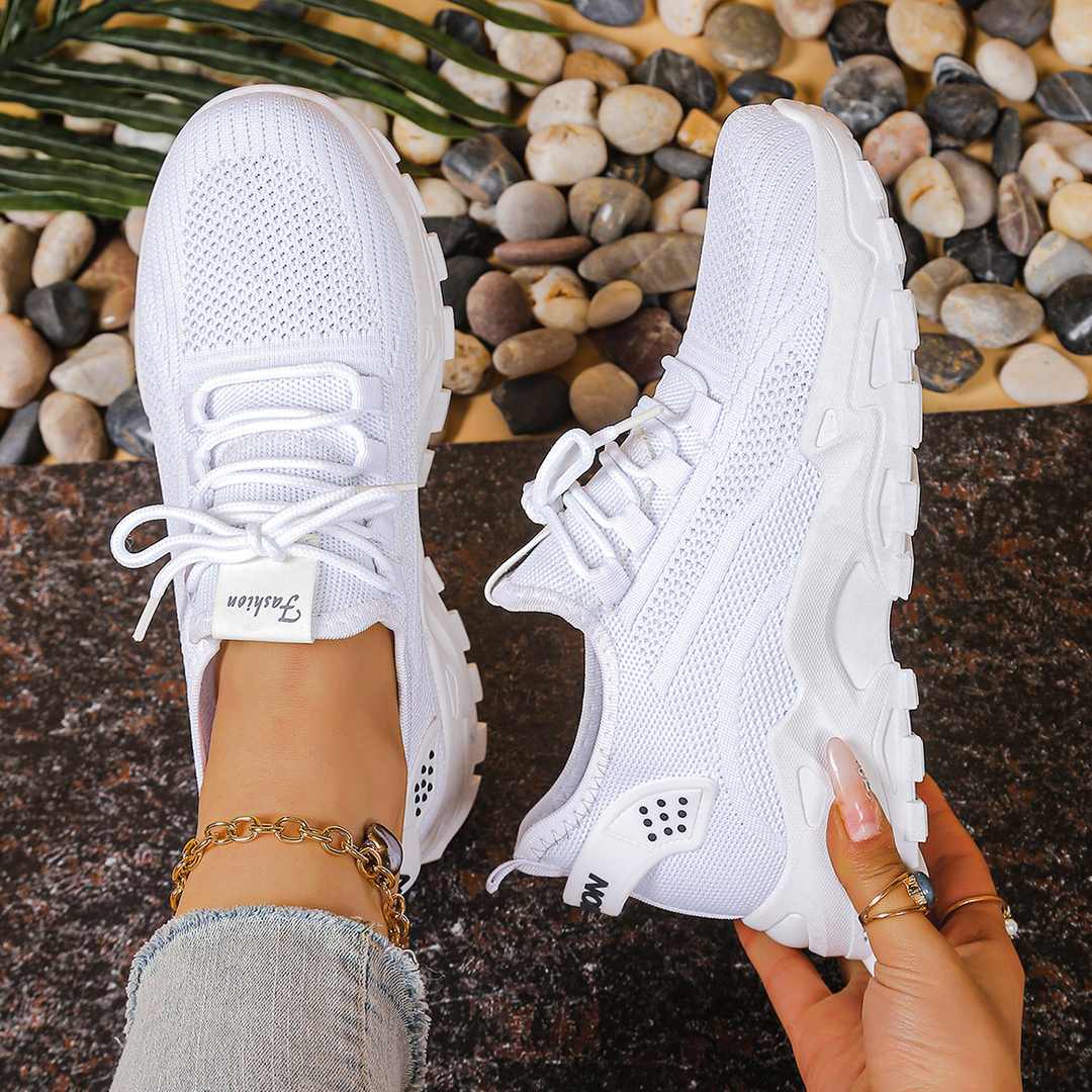 Damskie Ortopedyczne Sneakersy z Wyściełaną Wkładką na Komfort Cały Dzień