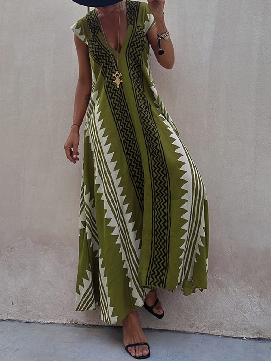 Boho™ | Sukienka bez rękawów z dekoltem w kształcie V