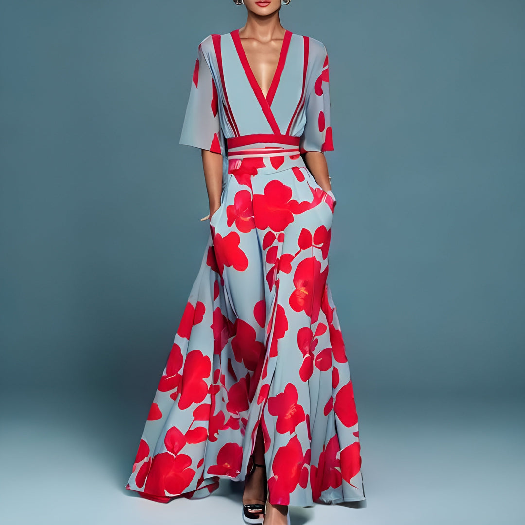 MIRIAM™ | Elegancka sukienka z krótkim rękawem