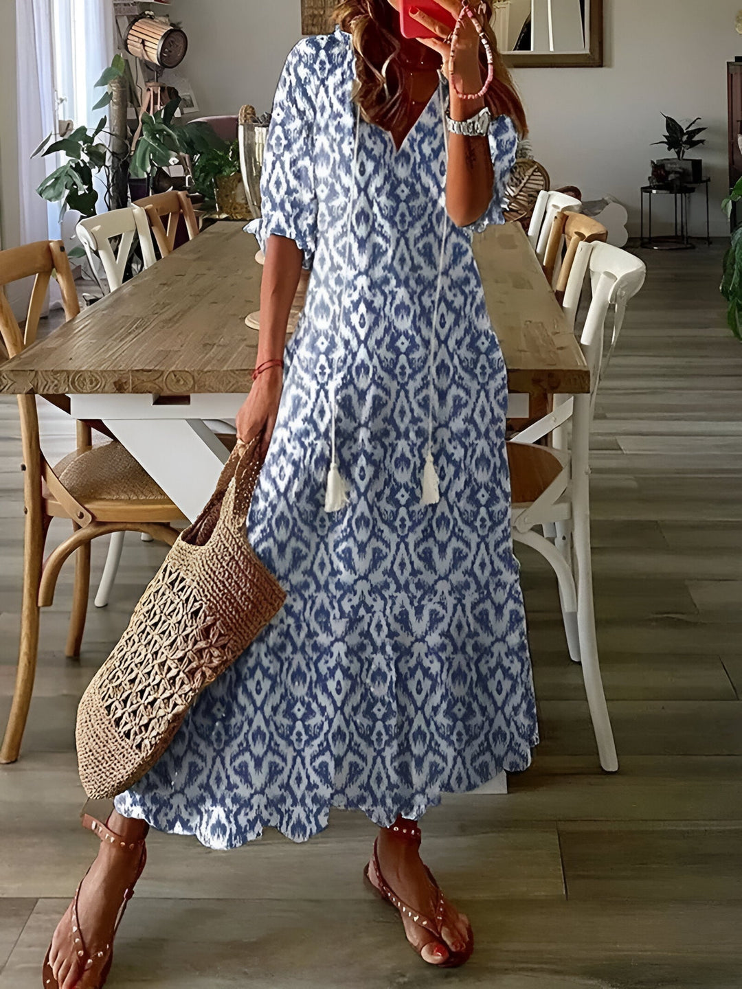 Wiosna - Lekka sukienka w stylu boho