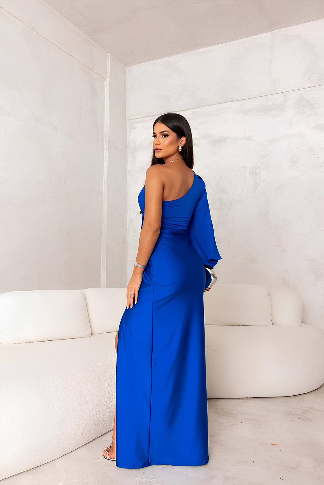 Amelia | Elegancki Płaszcz Satynowy